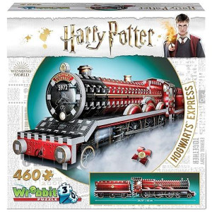 Wrebbit3D Harry Potter Hogwarts Express 3D Puzzle For Teen And Adults | 460 Real Jigsaw Puzzle Pieces | Unique Foam Backing Technology For Sturdy Assembly For Harry Potter Fans