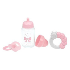 JC Toys Pink Baby Doll Bottle Set - Fits Dolls up to 15"