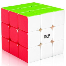 D-Fantix Qy Toys Warrior 3X3 Speed Cube Stickerless 3X3X3 Magic Cube Puzzles