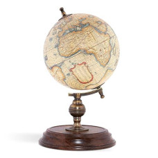 Student Globe On Modern Stand Decorative Globe By Authentic Models - Vintage Desk Globe With Stand - Library Home Office World Globe For Adults - Spinning Earth Globe