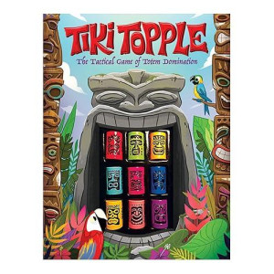 Gamewright Tiki Topple Board Game - 5" Multi-colored Fun