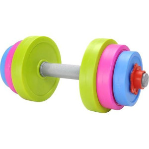 Powertrc Fun And Colorful Dumbbell For Kids - Adjustable Weights - Fill Weights With Water Or Sand - Beach Toys