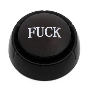 Zany Toys The Fuck Button - Black Fun Novelty Toy