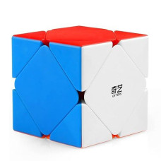 D-Fantix Qytoys Qicheng Skewb Cube Skewb Speed Cube Stickerless Skewb Magic Cube Puzzle Toys For Kids Adult(Qicheng Version)