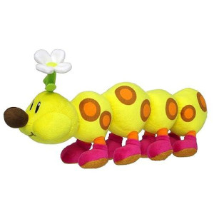 Nintendo Little Buddy 13" Wiggler Plush Toy - Multi-colored