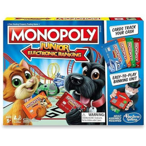 Monopoly Junior Electronic Banking Game - Brown