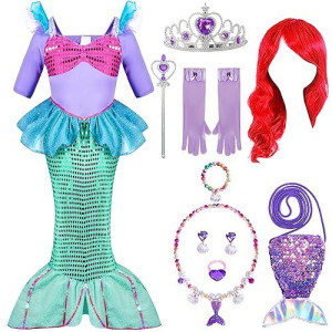 Spooktacular Creations Light Purple Mermaid Costume, Small