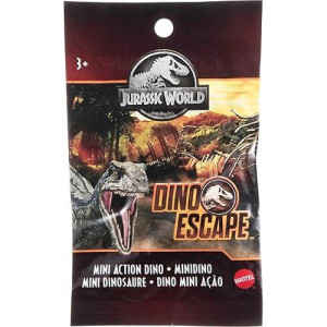 Jurassic World Mini Dinosaur Action Figure With 1 Or 2 Movable Joints Iconic To Its Species, Realistic Sculpting & Decoration, Great Collectible Gift Ages 4 Years Old & Up, Styles May Vary