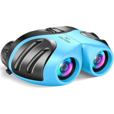 LET'S GO! Kids Binoculars - Light Blue Outdoor Toy for Ages 3