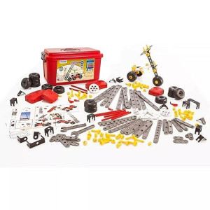 Miniland Educational Mecaniko Builder Set - 191 Pieces, Red/Yellow/