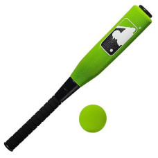 Franklin Sports Mlb Kids Foam Baseball Bat + Ball Set - Jumbo Oversize Tball + Baseball Bat + Foam Ball For Kids + Toddlers - Green - 24" ( Pack Of 1)