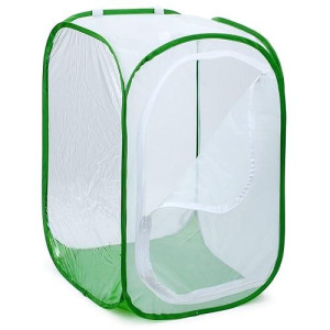 Restcloud 36" Large Monarch Butterfly Habitat, Giant Collapsible Insect Mesh Cage Terrarium Pop-Up 24 X 24 X 36 Inches