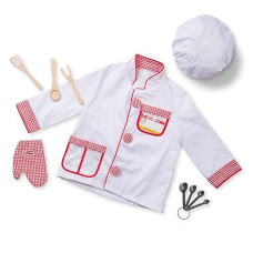 Melissa & Doug Chef Costume Set - Kids Pretend Play Outfit