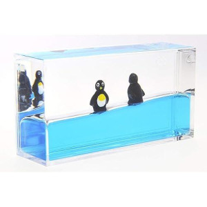 PowerTRC Mini Liquid Penguin Paperweight, Multicolor TGP72B