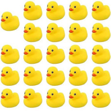 Wankko Mini Yellow Rubber Bath Ducks For Child 24Pcs