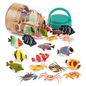 TERRA BY BATTAT Tropical Fish & Crabs - 60 Mini Figures