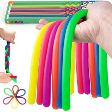 Bunmo Stretchy Strings - Sensory Toys For Toddlers - Stimulating & Addictive Sensory Toys For Kids - Fidget Toy - Hours Of Fun For Kids - Non-Mouthable Toy 3+ - Smooth 6 Pack