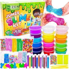 Zen Laboratory Jumbo Slime Kit for Girls 7-12 - Green