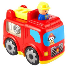 Kidoozie Press 'N Zoom Multi Fire Engine Toy