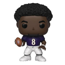 Funko POP! NFL Lamar Jackson Figure - Ravens, Multicolor