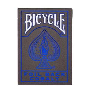 Bicycle Metalluxe Blue Playing Cards - Grey and Cobalt Blue