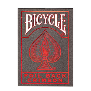 Bicycle Metalluxe Red Playing Cards - Grey & Crimson Red