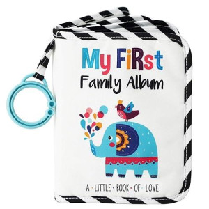 Urban Kiddy™ My First Family Album Cloth Book - Elephant