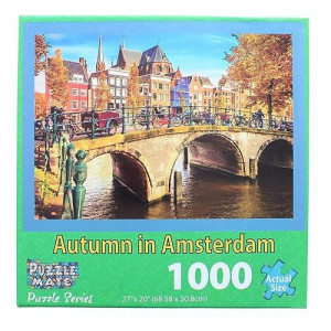 Wisconsin Toy Co. Autumn in Amsterdam 1000 Piece Puzzle