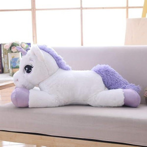 Sofipal Giant Unicorn Stuffed Animal Toys,Soft Large Unicorns Plush Pillow Cushion For Birthday,Valentines,Bedroom (White, 31")