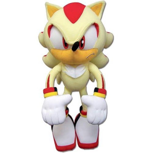 Sonic The Hedgehog Great Eastern Ge-52631 Super Shadow Plush, 12", Multicolor, (Model: New_52631)