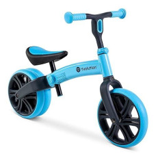 Yvolution Y Velo Junior Balance Bike, Blue, 9" for Toddl