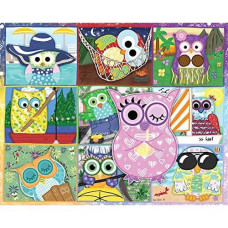 Heritage Puzzle Owls On Vacation - 1000 Piece Jigsaw Puzzle