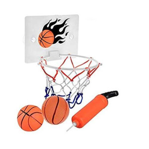 SEISSO Mini Basketball Hoop Set - Gray Desktop Game for Kids