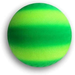 Toys+ 8.5 Inch Playground Balls Green Rainbow Ball! Perfect Size For Kickball, Dodgeball, And Many Other Outdoor Games!!