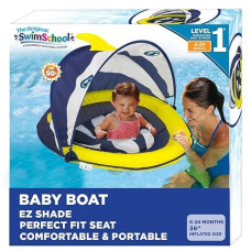 SwimSchool Deluxe Baby Float with Canopy - 6-24 Months