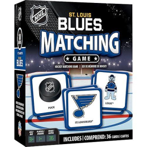 Masterpieces Officially Licensed Nhl St. Louis Blues Picture Matching Card Game For Kids And Families