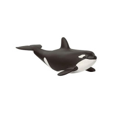 Schleich Baby Orca Whale Figurine, 1.4" Ocean Toy for