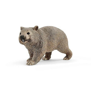 Schleich Wombat Toy Figurine - Realistic Australian Animal