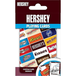 Masterpieces Officially Licensed Hershey Playing Cards - 54 Card Deck For Adults