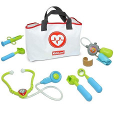 Kidzlane Doctor Kit For Toddlers 3-5 - Kids Doctors Play Set With 7 Piece Pretend Play Toys - Medical Bag With Electronic Stethoscope And Accessories - Fun Toddler Doctor Play Set For Boys And Girls