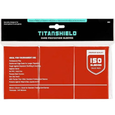 TitanShield Red Board Game Card Sleeves - 150 Count