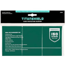 TitanShield Green Card Sleeves - 150 Standard Size Protectors