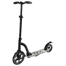 Crazy Skates Foldable Kick Scooter - Kick Scooters For Adults, Teens And Kids With Carrying Strap - Fast Folding, Adjustable Handlebars And Lightweight - New York City Scooter (Nyc) - Black