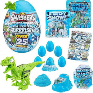 ZURU SMASHERS Dino Ice Age Raptor Surprise Egg - Blue