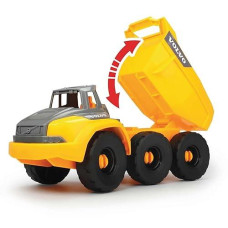 Dickie Toys - 10 Inch Playset With 2 Volvo Construction Trucks, Yellow