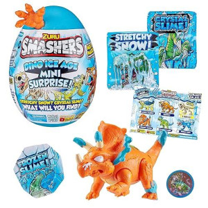 ZURU SMASHERS Dino Ice Age Triceratops Mini Surprise Egg