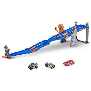 Metal Machines Raptor Attack 4-Lane Track Set with Car