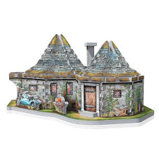 Wrebbit 3D Harry Potter Hagrid’S Hut Puzzle, 270 Pieces, Real Jigsaw Puzzle For Adults And Teens, Paper, Beginner