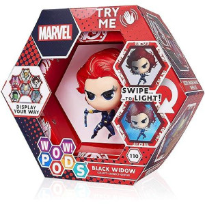 WOW! PODS Black Widow Light-Up Bobble-Head Figure 4"