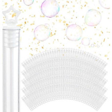 Wedding Bubbles - Stock Your Home White Star Top Wands 100ct